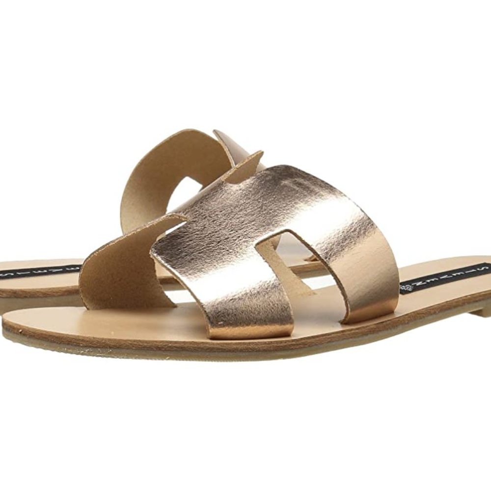 Steve Madden GREECE SANDALS Rose Gold Size 7.5 NEW